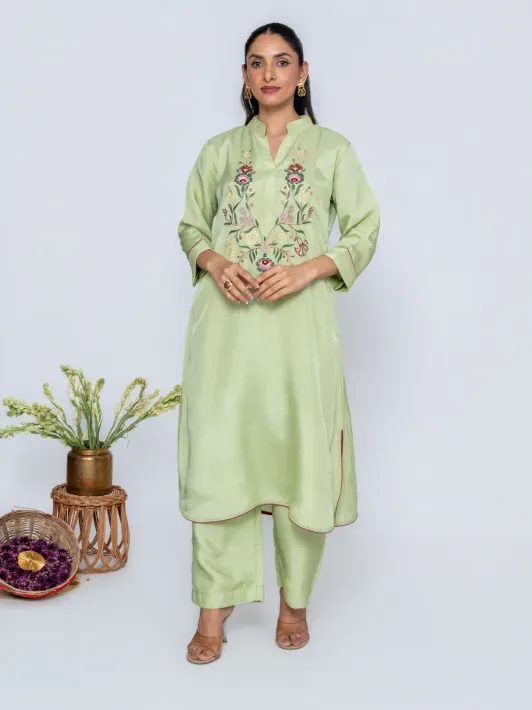 Ferne Green Kurta set